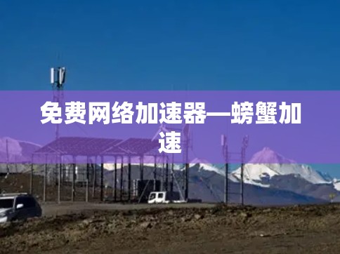 免费网络加速器—螃蟹加速