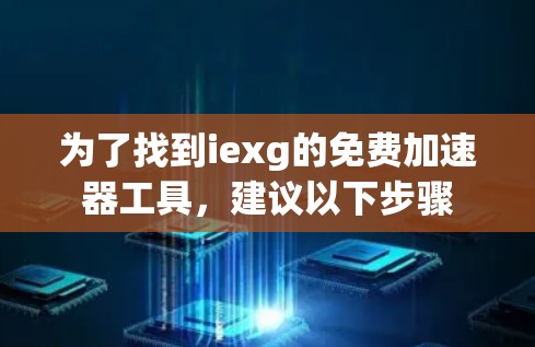为了找到iexg的免费加速器工具，建议以下步骤