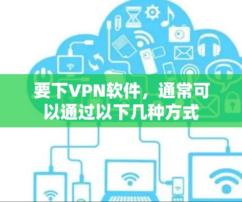 要下VPN软件，通常可以通过以下几种方式