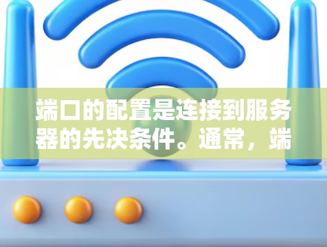 端口的配置是连接到服务器的先决条件。通常，端口是通过网络设备，比如路由器或交换机，来实现的。端口的名称通常由两个数字和一个点、斜线或换行符组成，例如端口1234、端口88、端口993