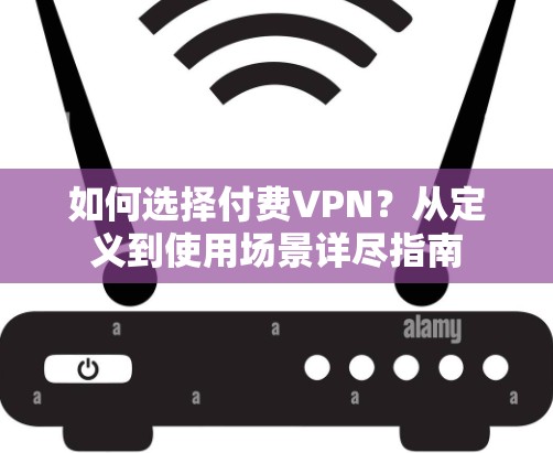 如何选择付费VPN？从定义到使用场景详尽指南