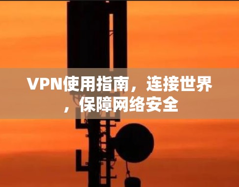 VPN使用指南，连接世界，保障网络安全