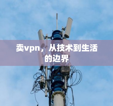 卖vpn，从技术到生活的边界