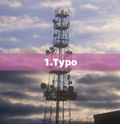 1.Typo