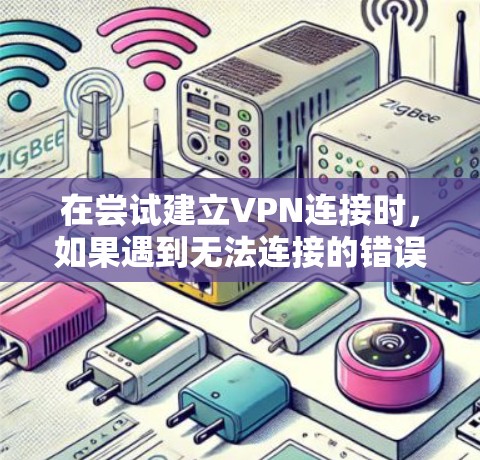 在尝试建立VPN连接时，如果遇到无法连接的错误信息，通常可以从以下几个步骤入手解决问题