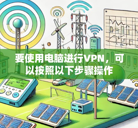要使用电脑进行VPN，可以按照以下步骤操作