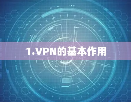 1.VPN的基本作用