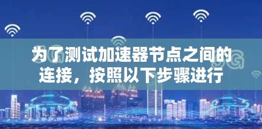 为了测试加速器节点之间的连接，按照以下步骤进行