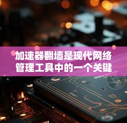 加速器翻墙是现代网络管理工具中的一个关键功能，可以帮助用户将从外部服务器访问的网页翻墙到本地设备上，从而提高网站的安全性和用户体验。以下是对加速器翻墙节点的详细介绍
