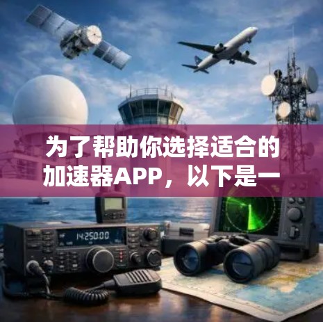 为了帮助你选择适合的加速器APP，以下是一个有条理的推荐和步骤说明
