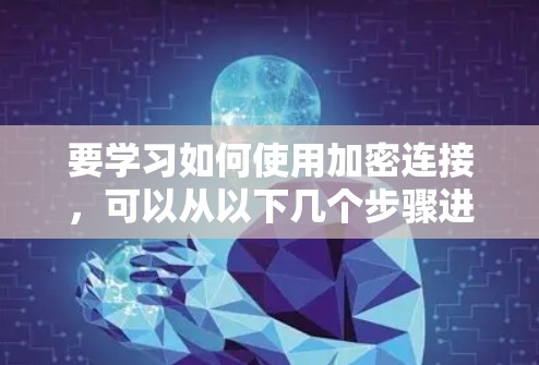 要学习如何使用加密连接，可以从以下几个步骤进行