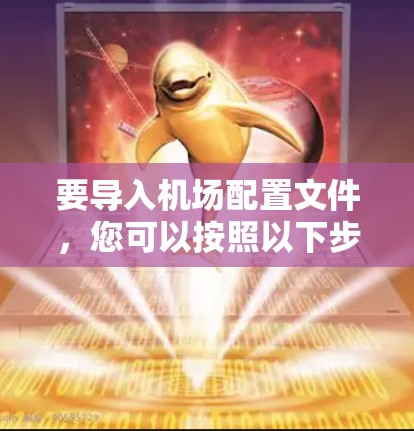 要导入机场配置文件，您可以按照以下步骤进行操作