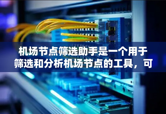 机场节点筛选助手是一个用于筛选和分析机场节点的工具，可以帮助用户快速定位特定区域或类型节点。以下是它的主要功能和使用场景