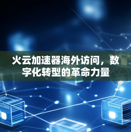 火云加速器海外访问，数字化转型的革命力量