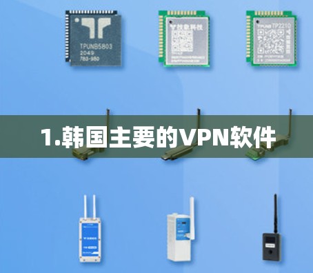1.韩国主要的VPN软件