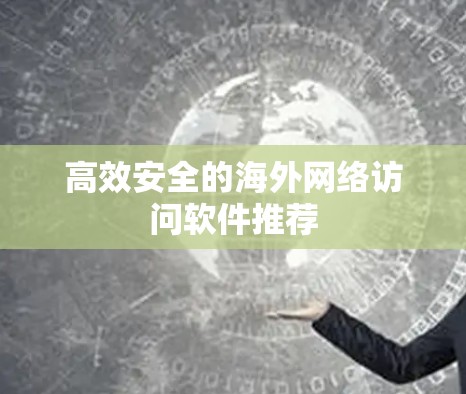 高效安全的海外网络访问软件推荐