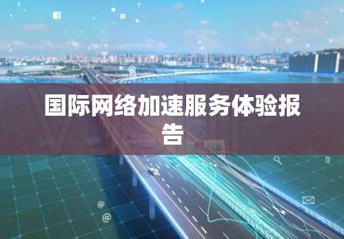 国际网络加速服务体验报告