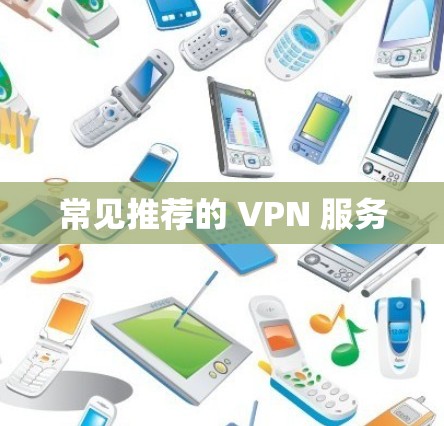 常见推荐的 VPN 服务