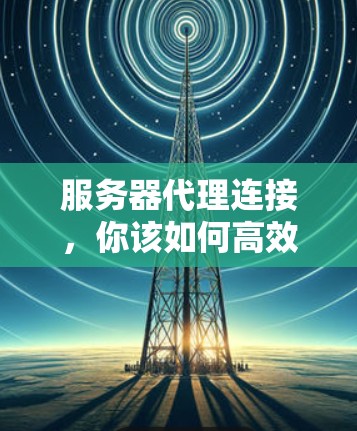 服务器代理连接，你该如何高效管理？