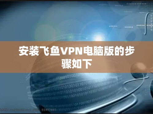 安装飞鱼VPN电脑版的步骤如下