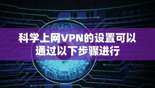 科学上网VPN的设置可以通过以下步骤进行