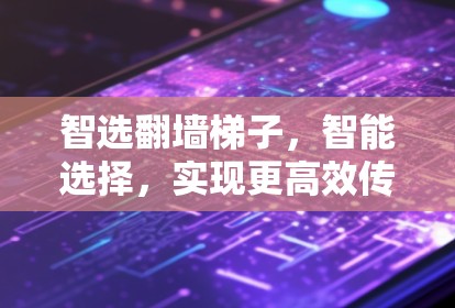 智选翻墙梯子，智能选择，实现更高效传输
