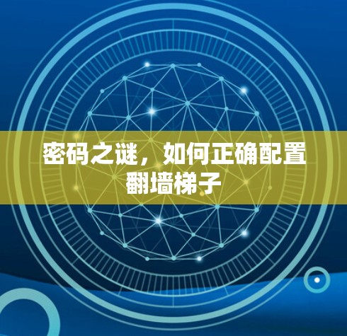 密码之谜，如何正确配置翻墙梯子