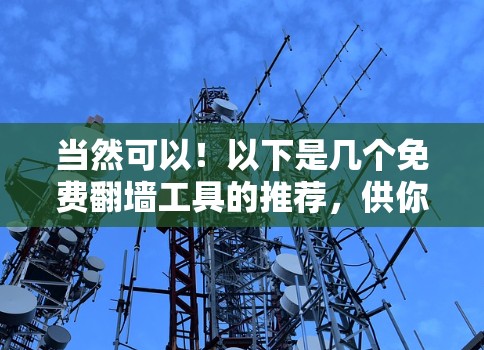 当然可以！以下是几个免费翻墙工具的推荐，供你参考