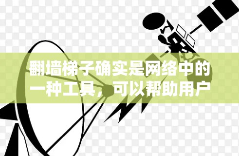 翻墙梯子确实是网络中的一种工具，可以帮助用户直接访问互联网资源。然而，是否为免费的翻墙梯子取决于平台的设置。以下是一些常见的翻墙梯子类型及其是否免费