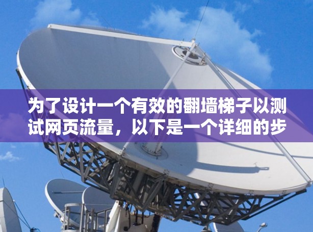 为了设计一个有效的翻墙梯子以测试网页流量，以下是一个详细的步骤指南