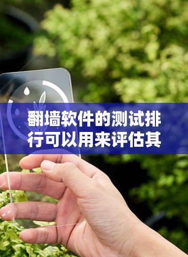 翻墙软件的测试排行可以用来评估其使用频率、访问次数以及在特定网站上的表现。以下是对多个平台的测试排行的总结