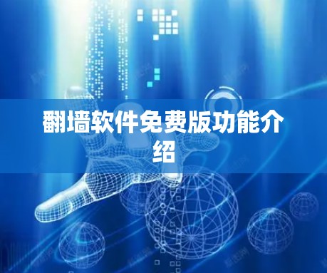 翻墙软件免费版功能介绍