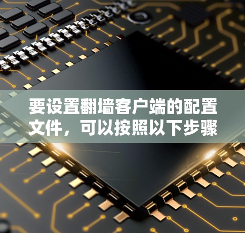 要设置翻墙客户端的配置文件，可以按照以下步骤进行