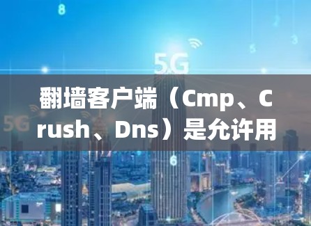 翻墙客户端（Cmp、Crush、Dns）是允许用户访问外部网络的客户端，基于绕口令协议进行网络访问。226年，随着技术的进步，翻墙客户端可能会有新的版本和改进，以适应最新的网络协议和技术
