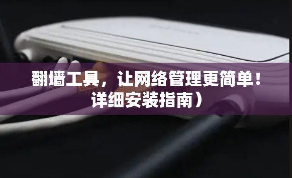 翻墙工具，让网络管理更简单！详细安装指南）